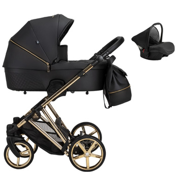 Wózek TUTEK - Diamos PRO ECO - 3w1 kol. Black Gold